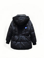 Versatile Loose Puffer Coat For Women Winter Thickened Warm Hooded Jacket