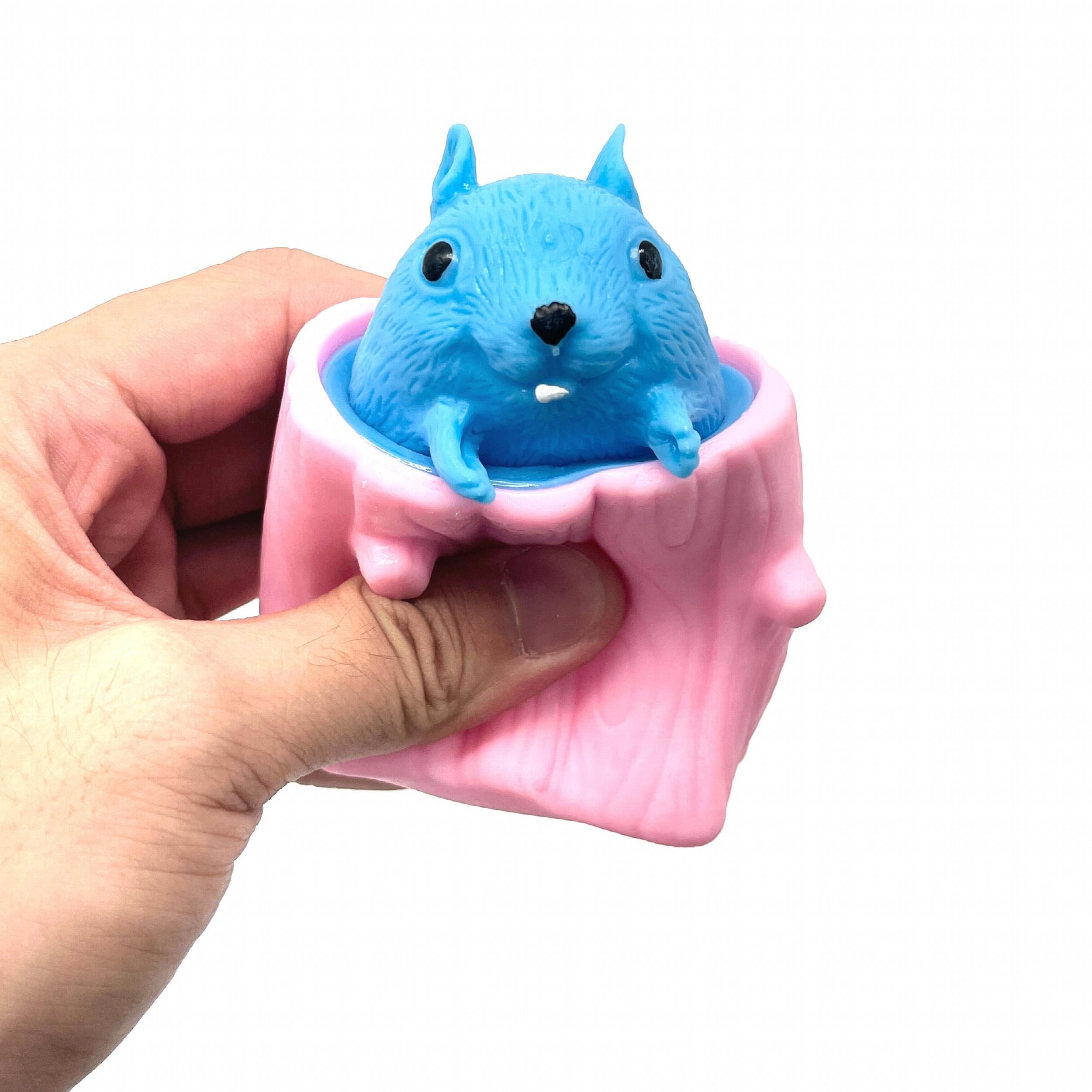 Squirrel Decompression Toy Soft Tricky Toy For Stress Relief