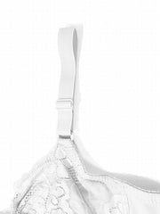  Contrast Lace Underwire Bra
