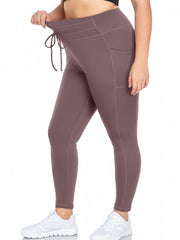  High Rise Yoga Leggings With Pockets