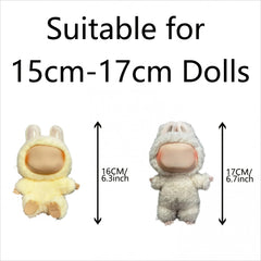 Hand-Woven Doll Clothing Set - 3 Pieces