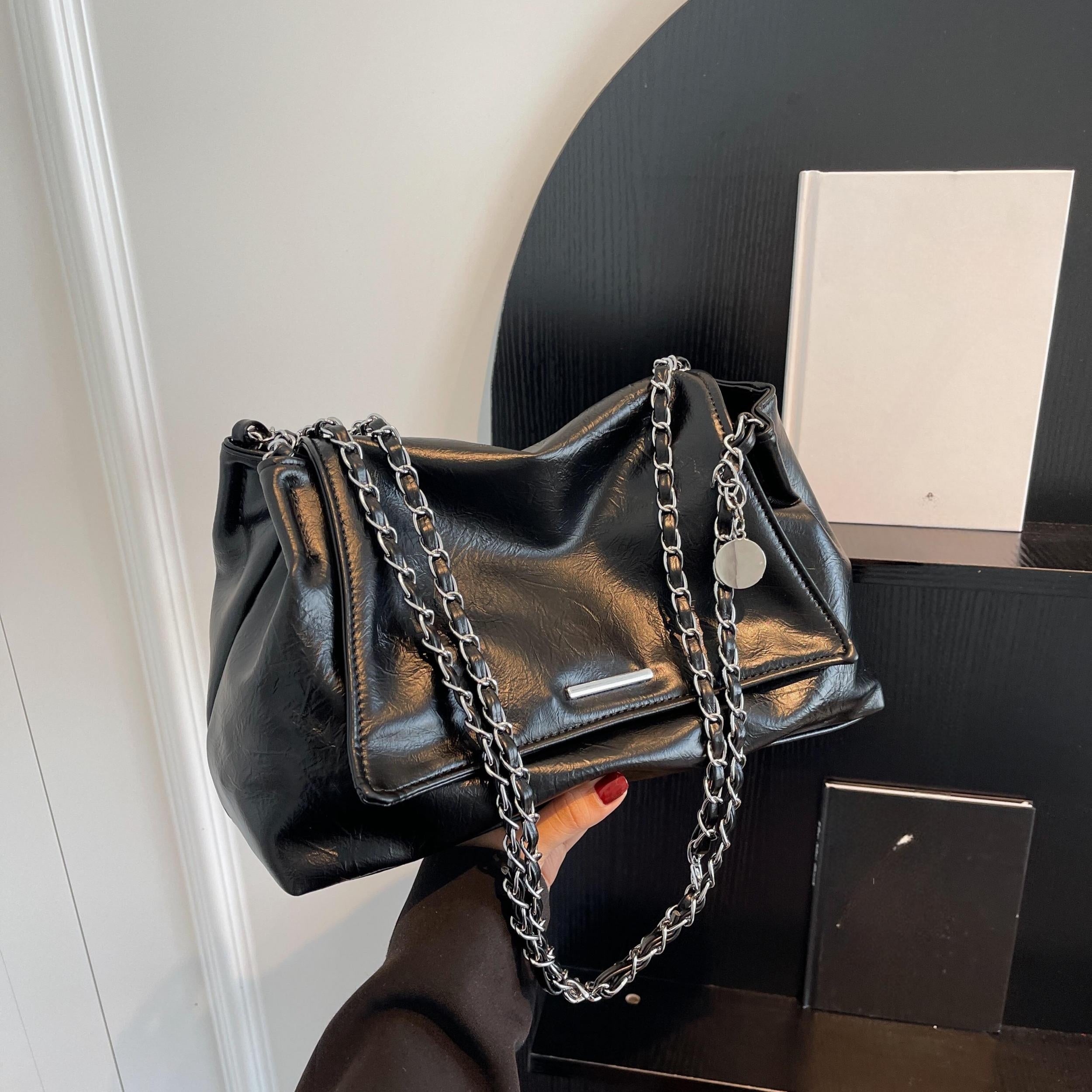 Vegan Crossbody Bag PU Hobo Bag Women's Stylish Handbag