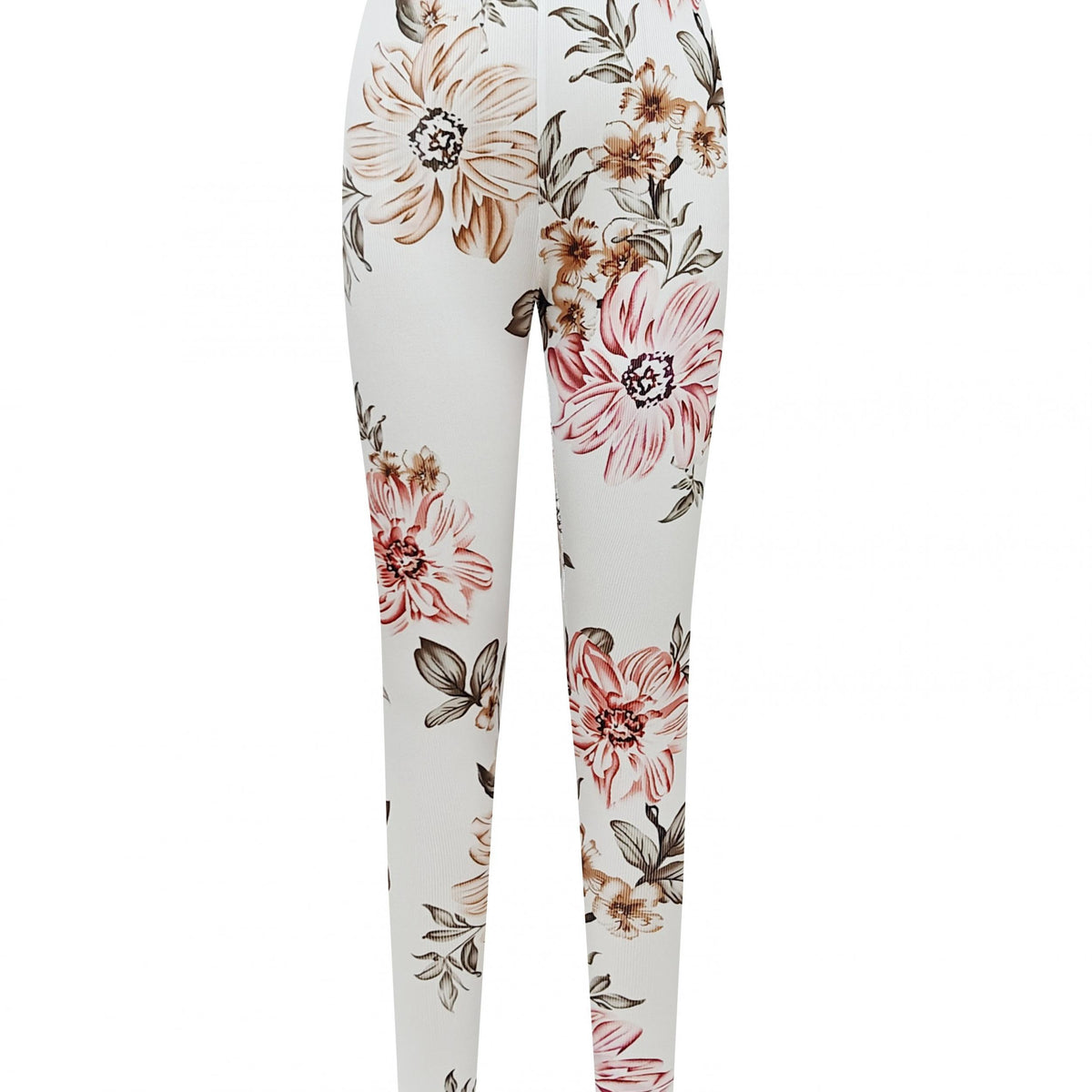 Floral Pattern Yoga Pants High Stretch Leggings