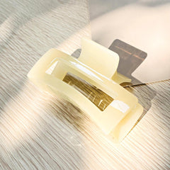 Acrylic Hair Claw Solid Jaw Claw Ponytail Holder Hair Accessories