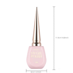 6pcs Nude & Pink Gel Nail Polish Set Alcohol Fragrance for Fall Winter