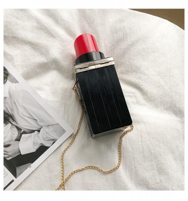 Vintage Lipstick Shape Evening Bag Wedding Party Clutch Handbag