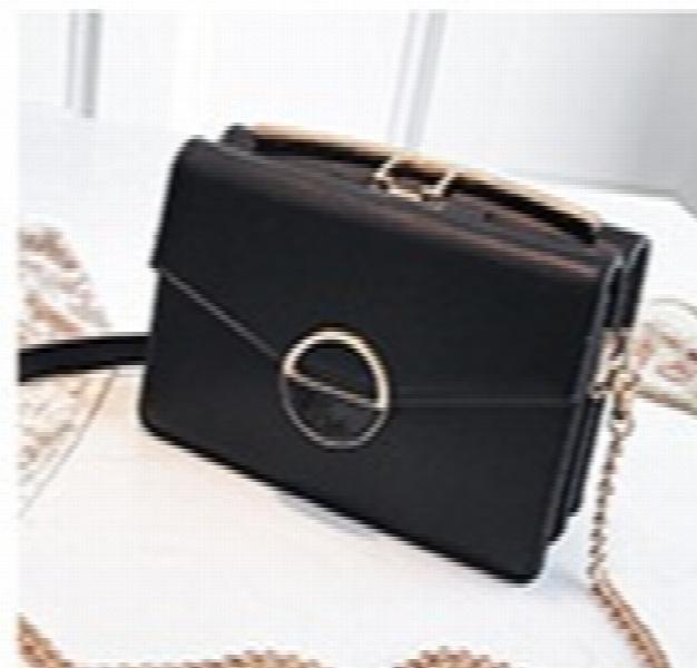 Women's Small Square Bag PU Leather Cross-body Chain Shoulder Bag
