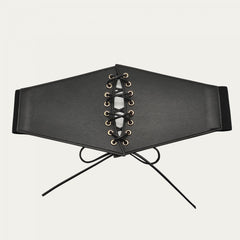 Women Corset Belt Wide Elastic Tie Belt For Dress