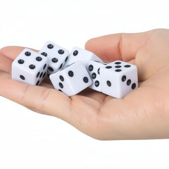 24pcs 16MM Opaque Dice With Dots For Board Games