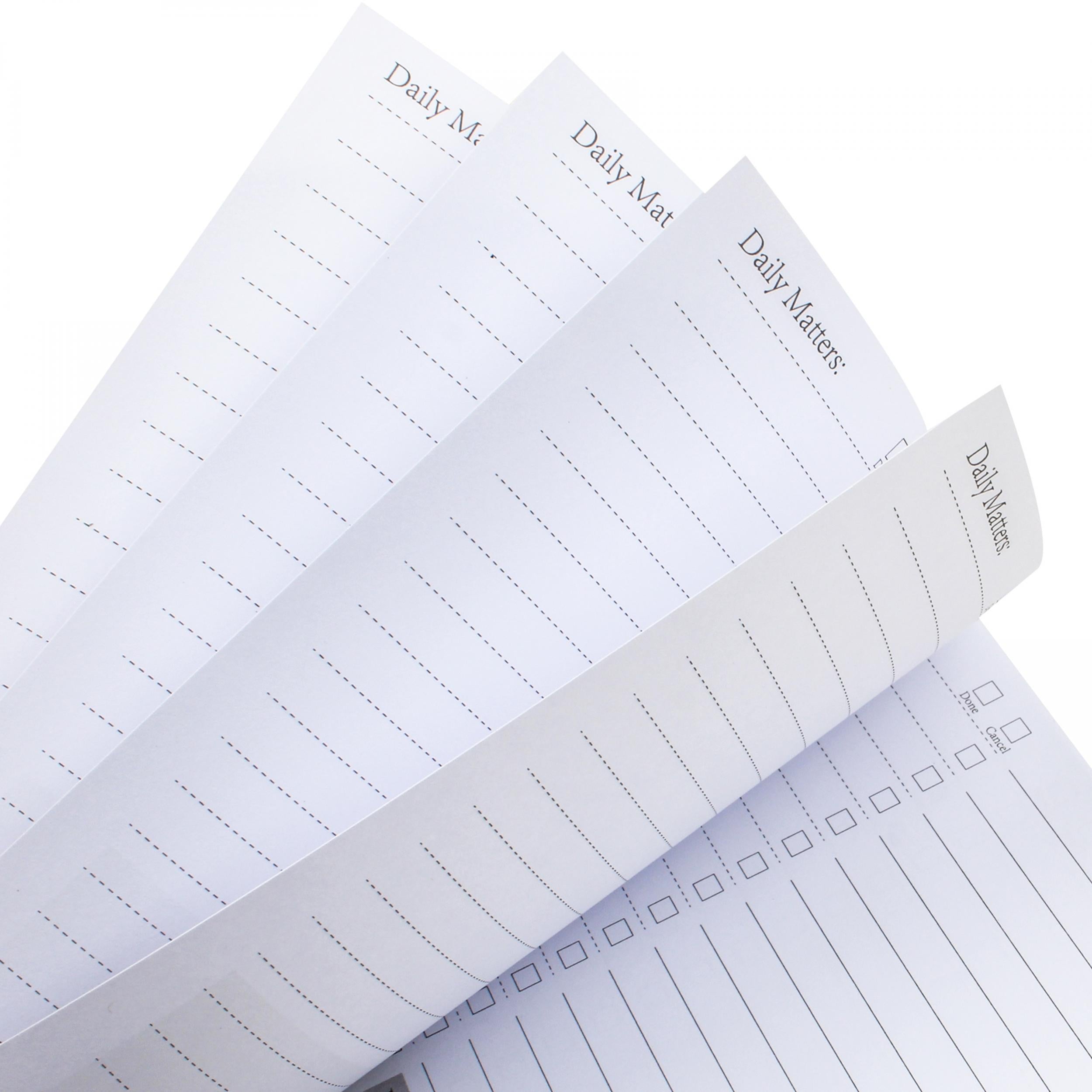 Daily Planner Undated Hourly Schedule To Do List Notes Meals