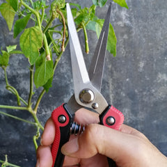 1pc Stainless Steel Pruning Shears For Gardening Hand Pruner Garden Scissors
