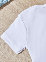 Baby Boys Short Sleeve Bodysuit Summer Baby Clothes