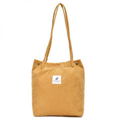 Women's Flannel Velvet Tote Shoulder Bag