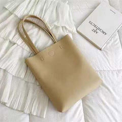 Vertical Women's Bag One Shoulder Large Capacity Tote Bag