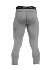 Men's Solid Pocket Leggings Active Quick Drying Sports Compression Pants