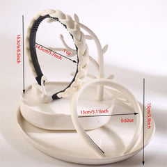 Retro Gloss Twist Headband Non slip Braided Hair Band Set