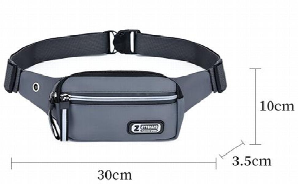 Women Nylon Waist Packs Fanny Pack Belt Sling Bags Laser Chest Phone Pouch