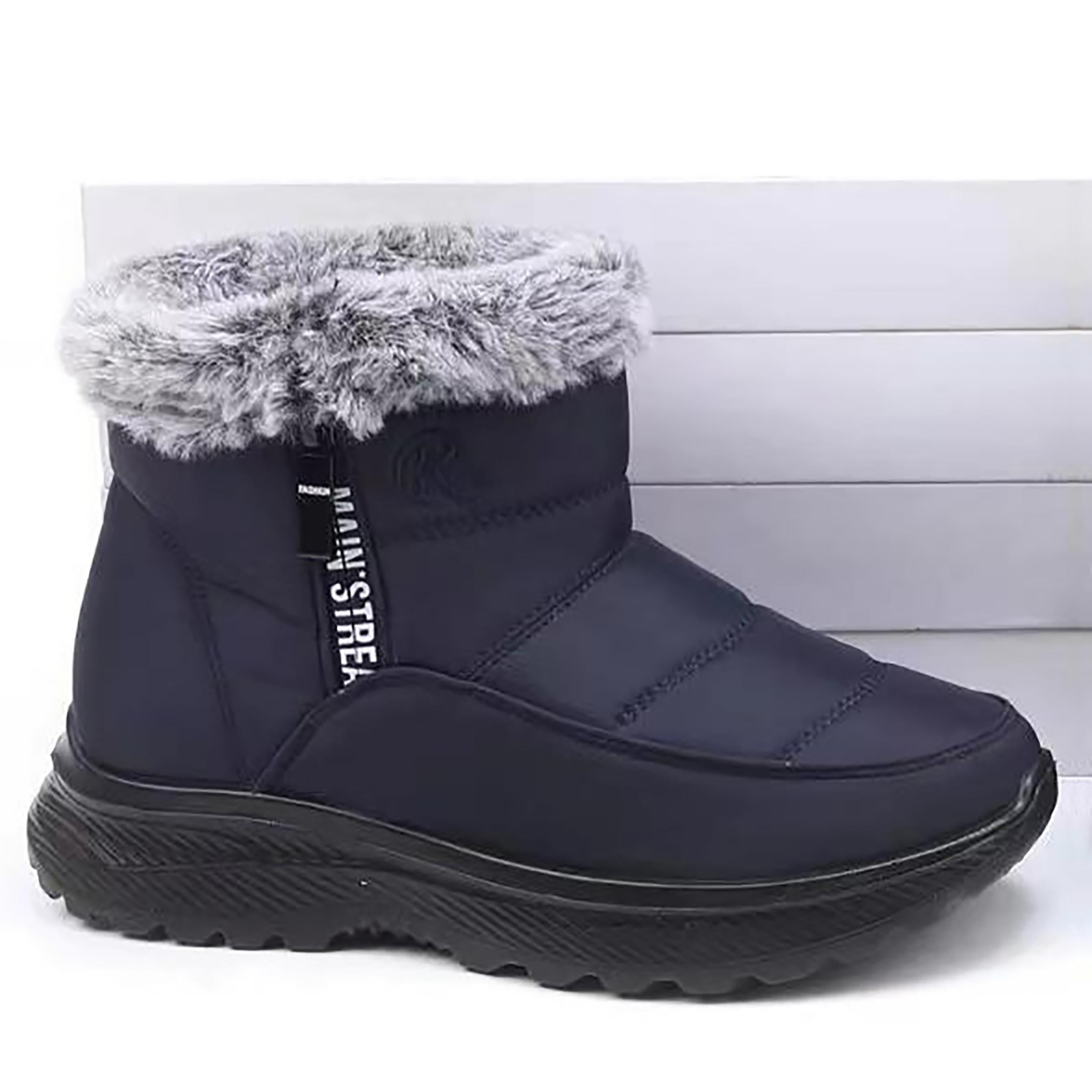 Women's Soft Non-slip Snow Boots Comfortable Medium Tube Shoes