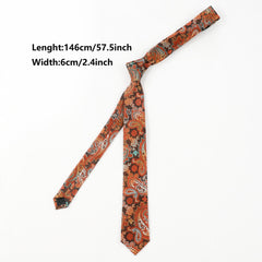 Men's Retro Floral Necktie - Business Ties