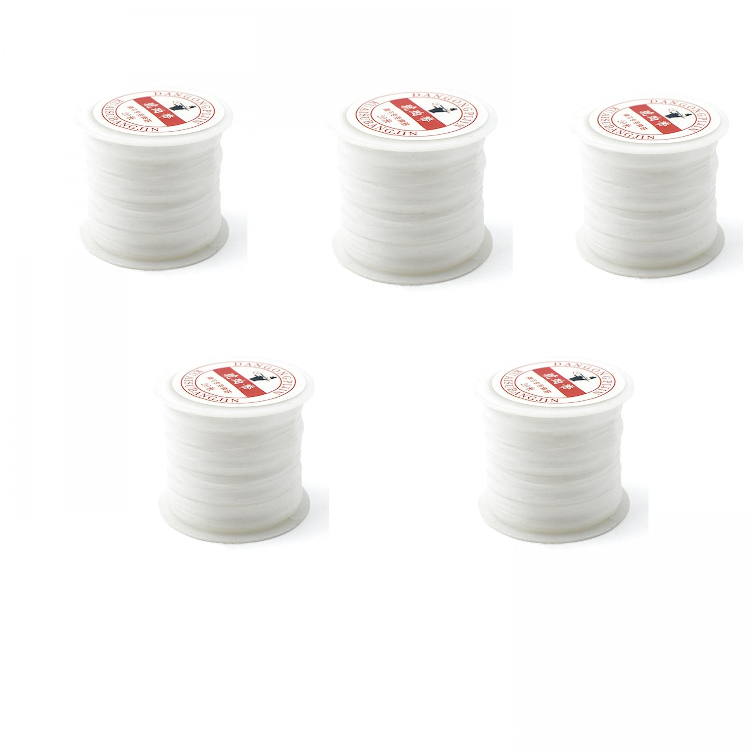 5pcs 20m Rubber Band Tube Rope for Slingshot Catapult Shooting
