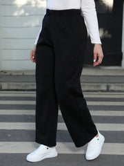  Sporty Pants Women's Plus Wide Leg Trousers