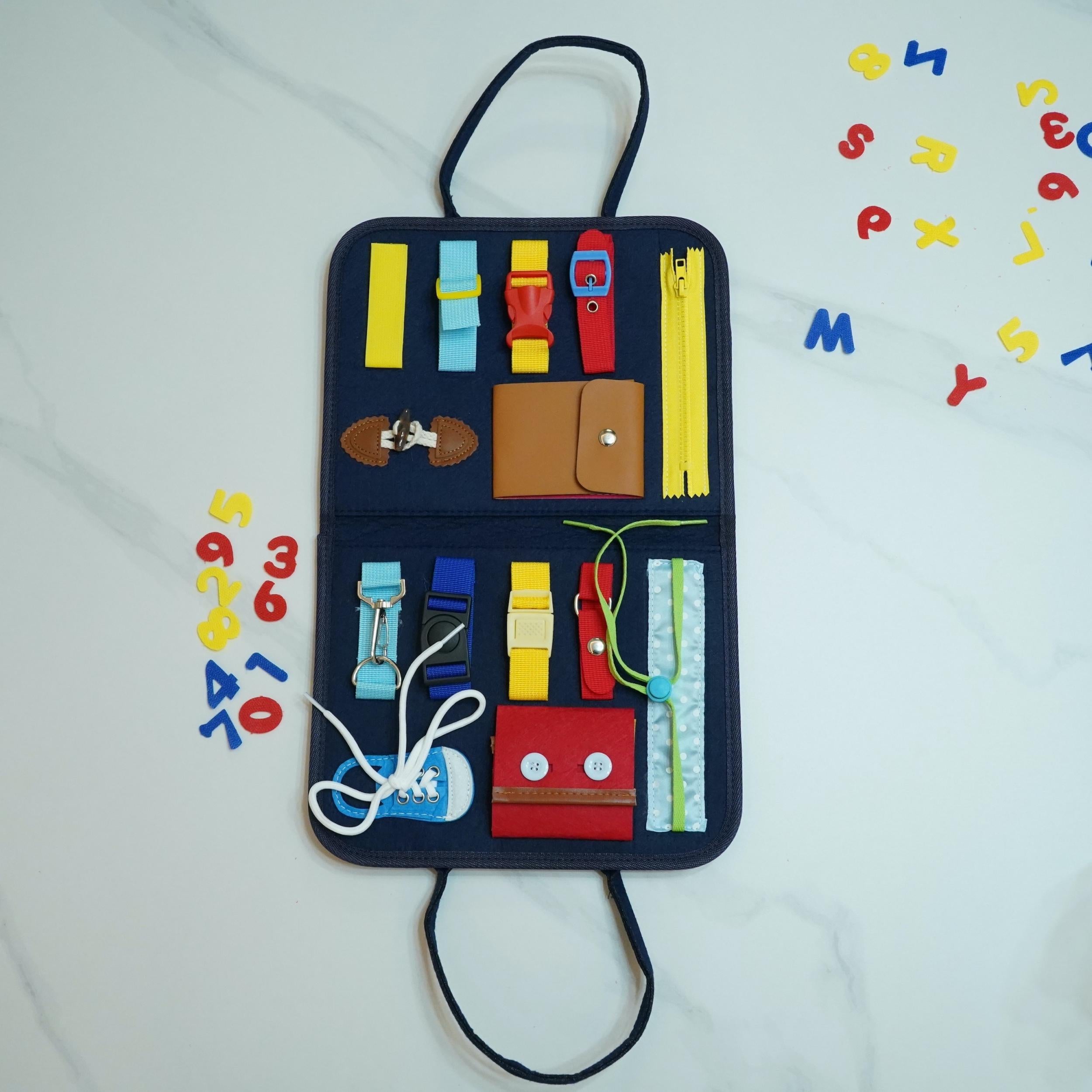 Busy Board Montessori Toy Learning Board For Kids