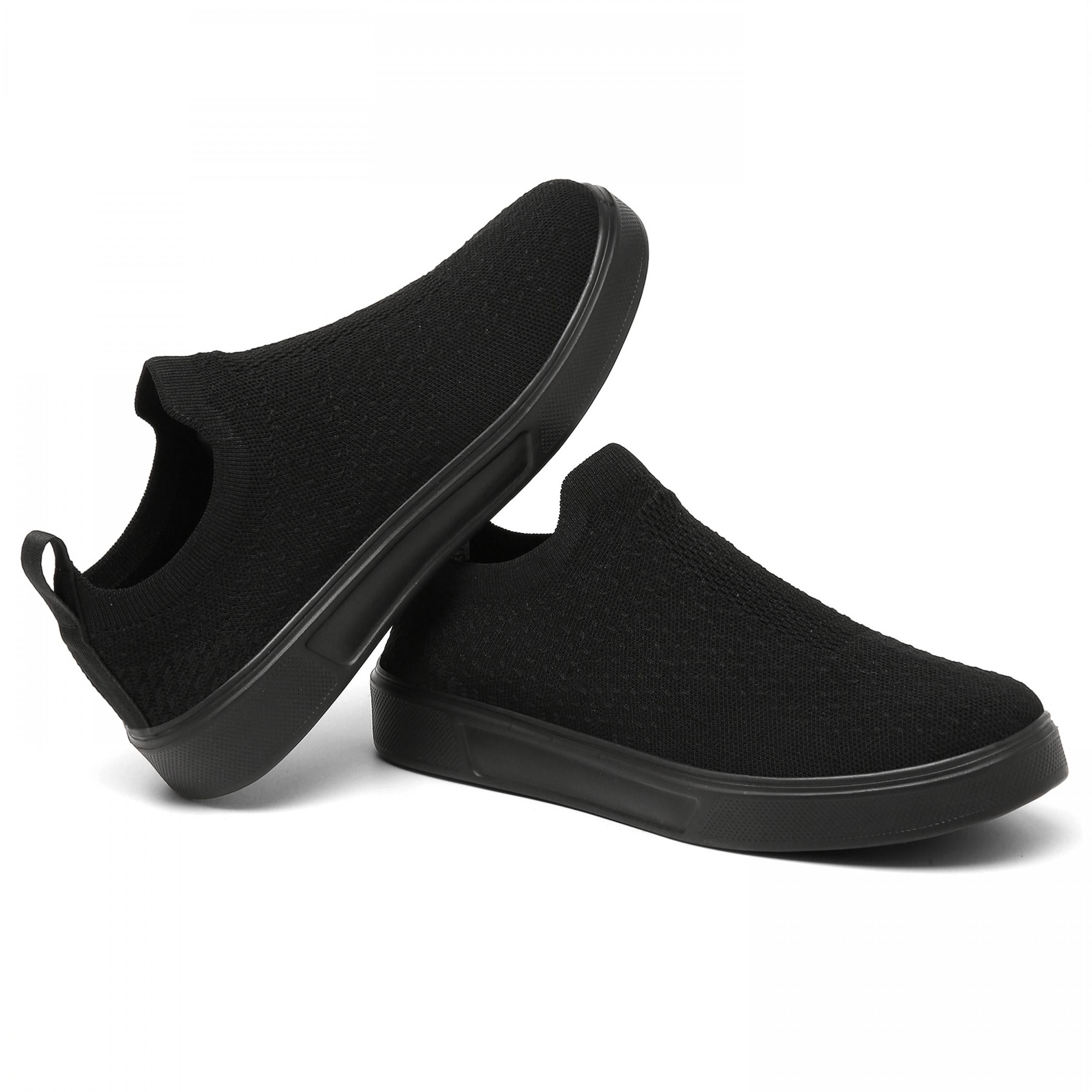 Solid Mesh Lightweight Woven Shoes Breathable Non Slip Running Shoes
