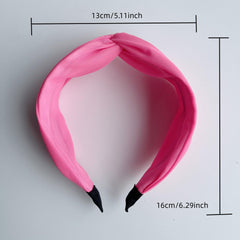 Colorful Fluorescent Cross Headband Hair Band for Women Girls