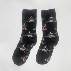 Cute Animal Print Socks for Women, Comfy Mid Tube Stockings