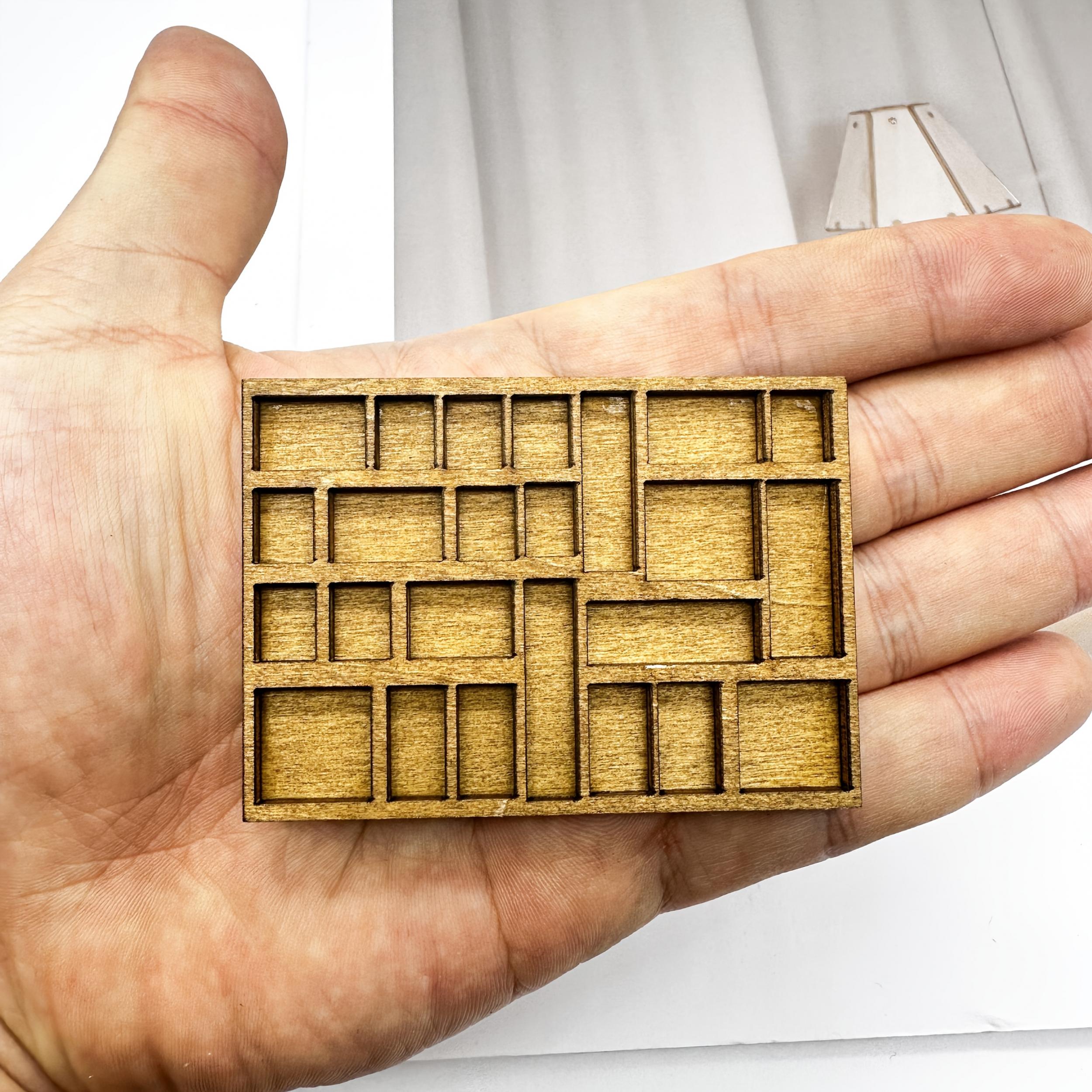 Dollhouse Accessories Mini Shelf Stones 1:12 Scale Bookshelf Decoration