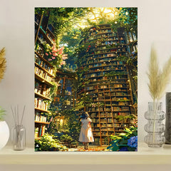 1000pcs DIY Puzzle Magic Library Garden Vibrant Colors