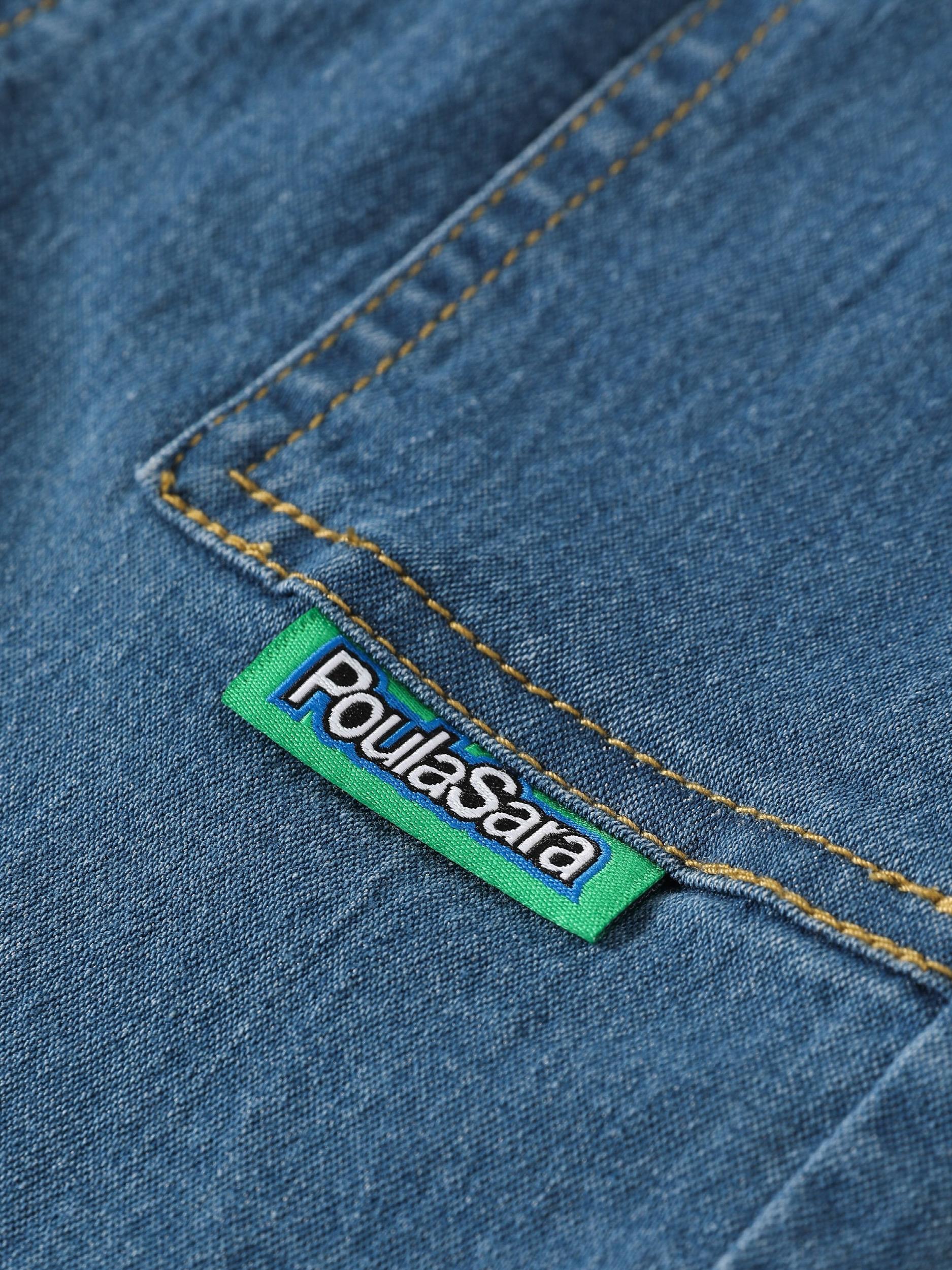 Boys Summer Denim Shorts Elastic Waist Casual Stretch