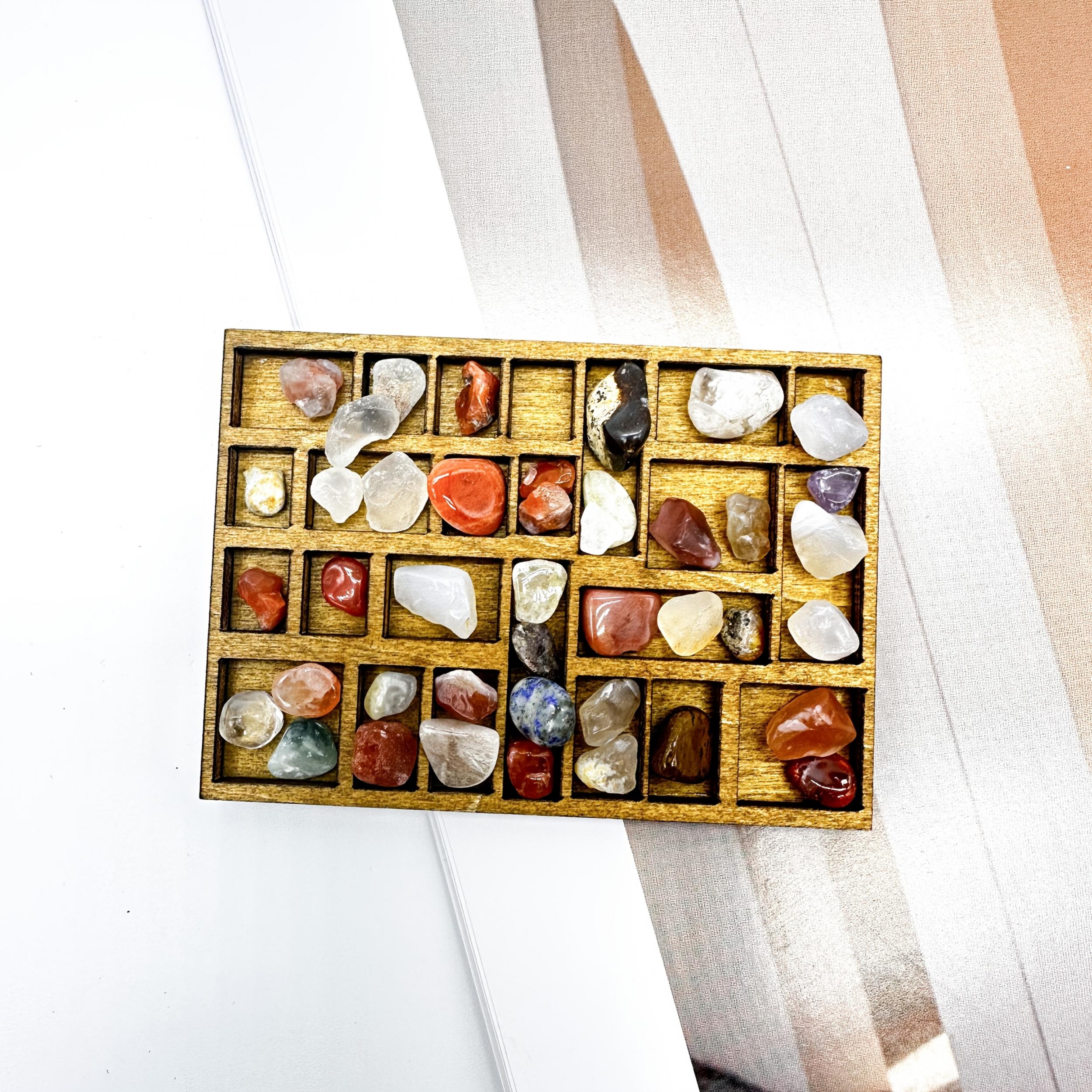 Dollhouse Accessories Mini Shelf Stones 1:12 Scale Bookshelf Decoration