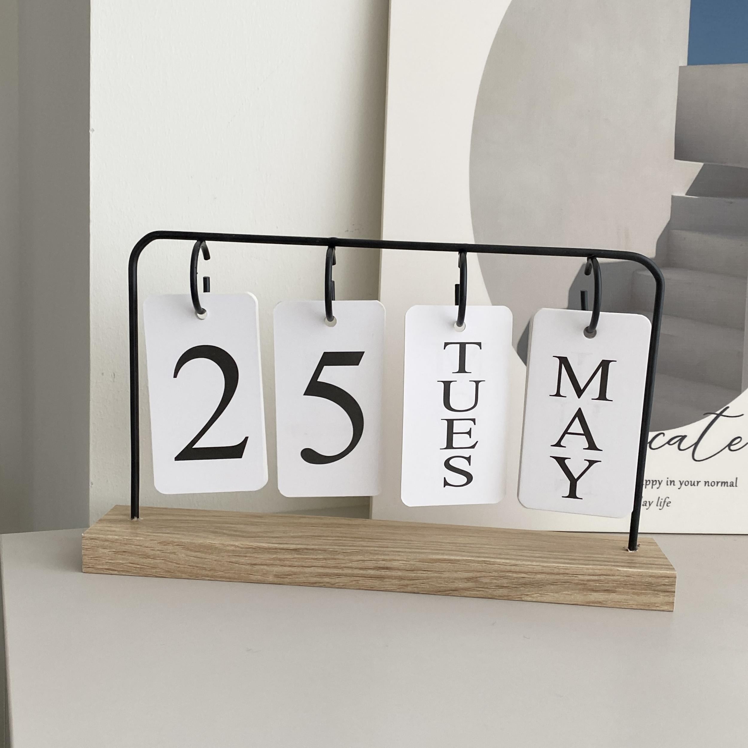 Creative DIY Desktop Calendar Office Decoration Holiday Calendar