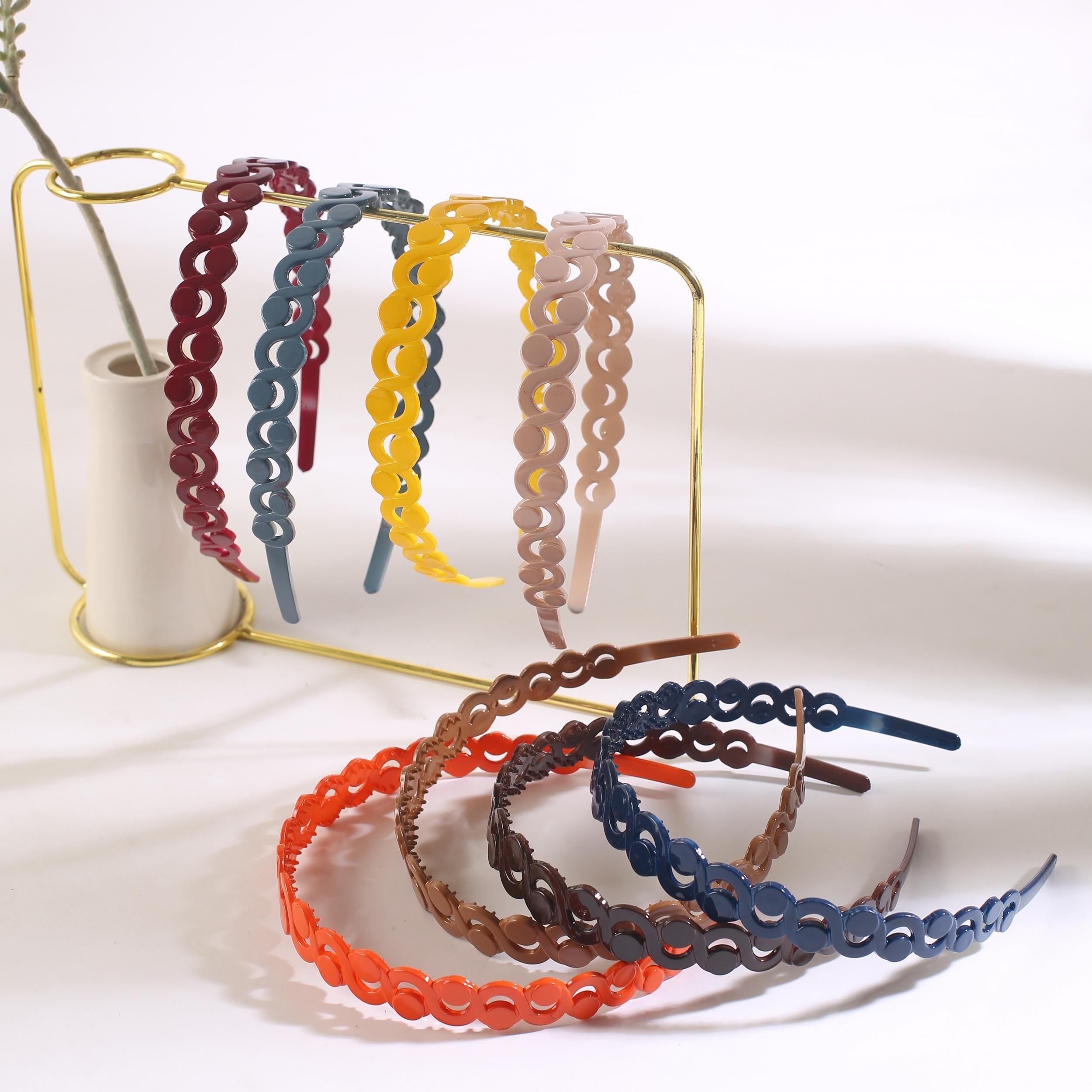 Colorful Hair Accessories Hair Hoops for Washing Face Spa Women's Head Hoops