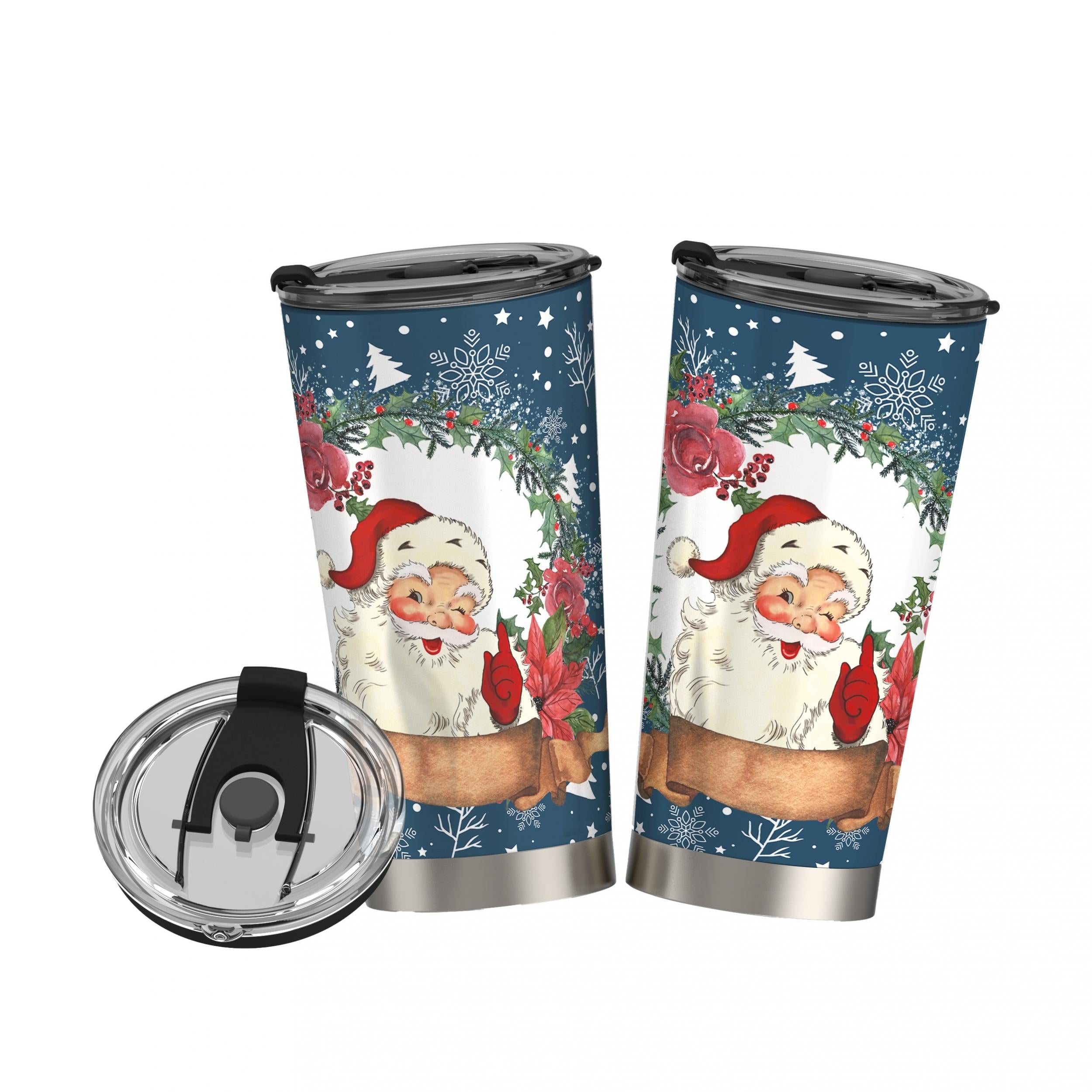 590ml Christmas Stainless Steel Vacuum Cup Santa Claus Insulation Bottle