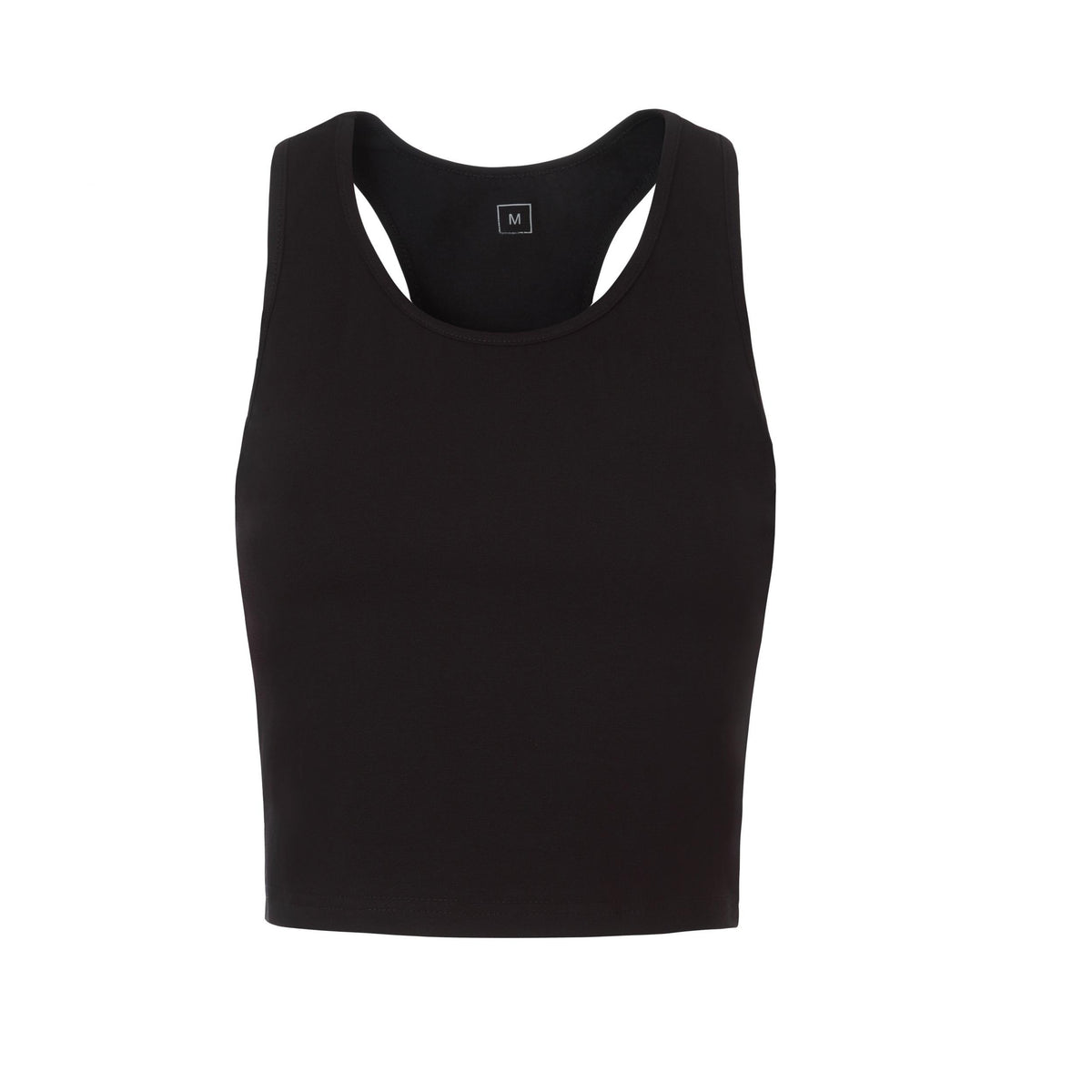 Solid Crew Neck Tank Top Sleeveless Racerback Top for Summer
