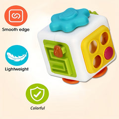 6 in 1 Sensory Activity Cube Educational Game Center for Kids