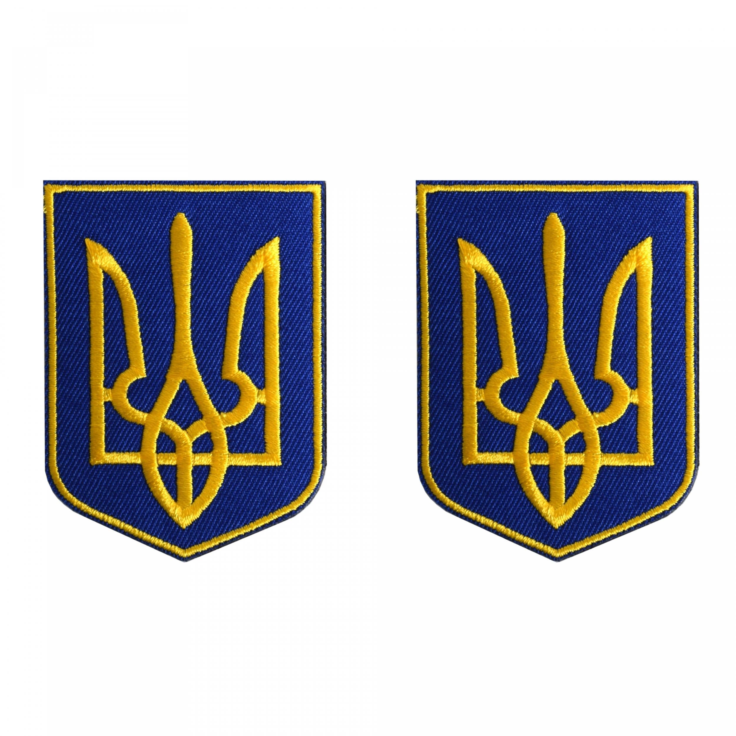 J CARP 2pcs Ukrainian Flag Hook and loop Patches