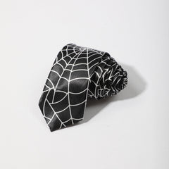 Men's Necktie Spider Web Leopard Pattern Necktie Business Wedding Party