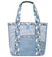 Mesh Shoulder Shopping Bag for Women - Large Beach Bag