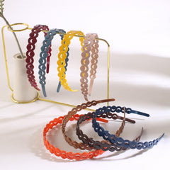 Colorful Hair Accessories Hair Hoops for Washing Face Spa Women's Head Hoops