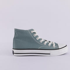 Men's High Top Sneakers Lace Up Casual Outdoor Walking Shoes