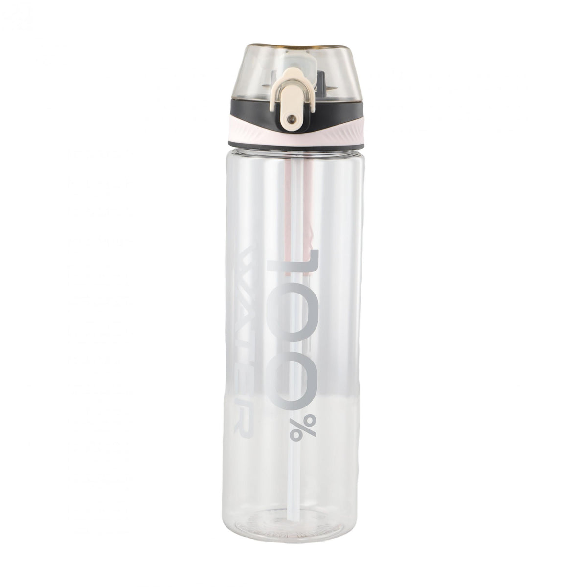 720ml Water Bottle With Straw And Strap Portable Plastic Sports Cup Leakproof