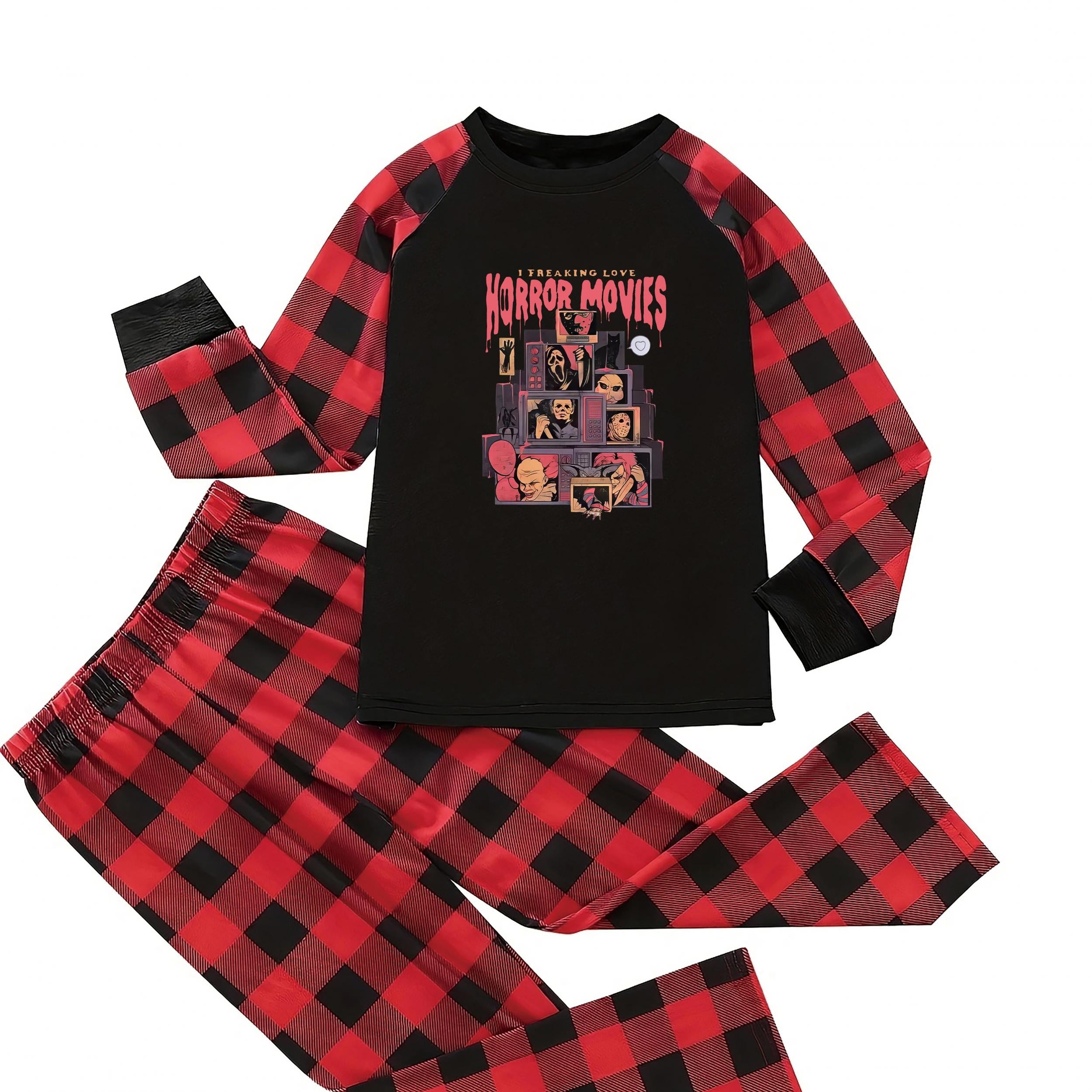  Grim Reaper Pajama Set: Tee & Pants Lounge Set