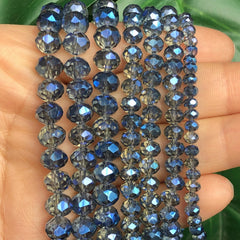 Dark Crystal Glass Spacer Beads 3 4 6 8mm DIY Jewelry Making Supplies