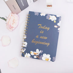 Colorful Undated Daily & Weekly Planner Notebook