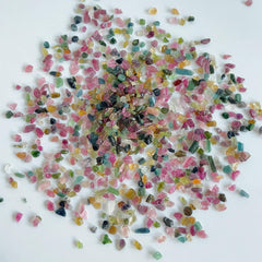 Rainbow Tourmaline Chips 50g 3-7mm Healing Balance Energy Reiki Wicca