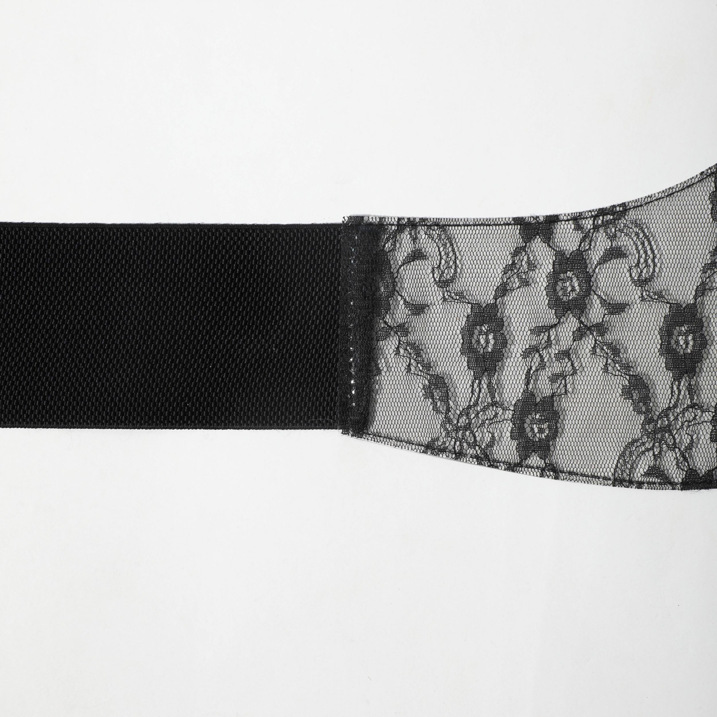 Lace Up Corset Belt Lace Floral Wide Waistband
