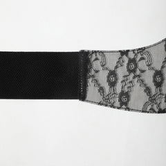 Lace Up Corset Belt Lace Floral Wide Waistband